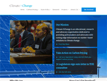 Tablet Screenshot of climate-xchange.org